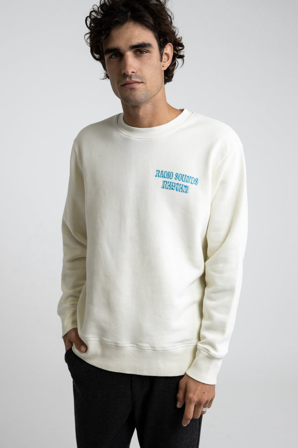 Reverb Vintage Fleece Crew Vintage White