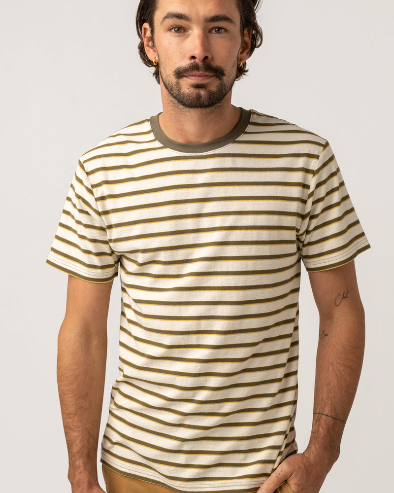 Everyday Stripe SS T-Shirt Natural