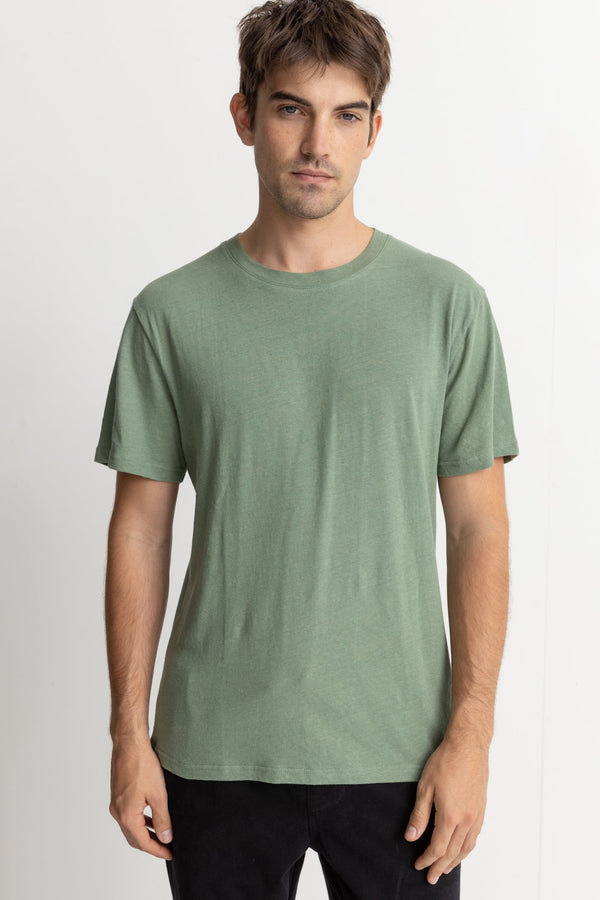 Linen Ss T-Shirt Seafoam