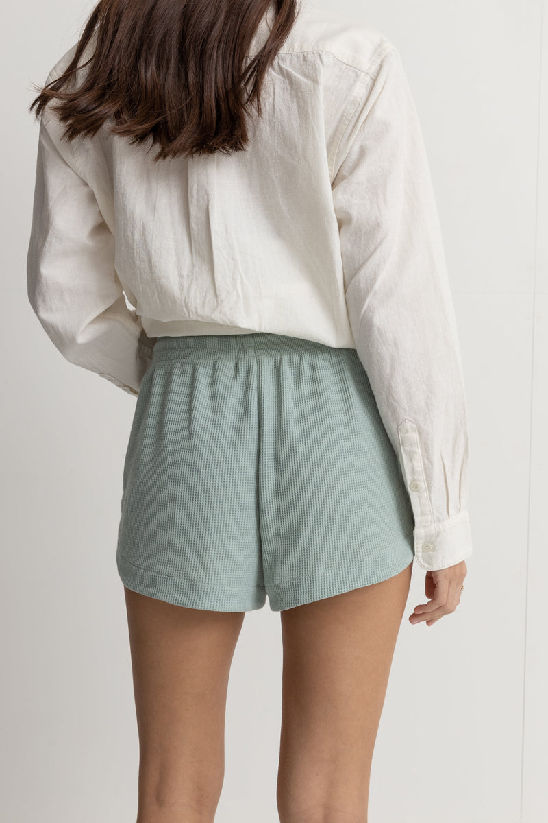 Waffle Short Sea Green