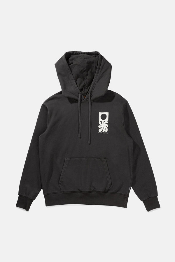 Flora Vintage Fleece Hood Vintage Black