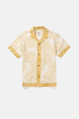 Shippo Cuban Linen Shirt Natural