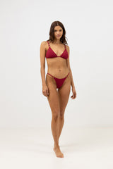 Avoca Ring Slide Tri Top Berry