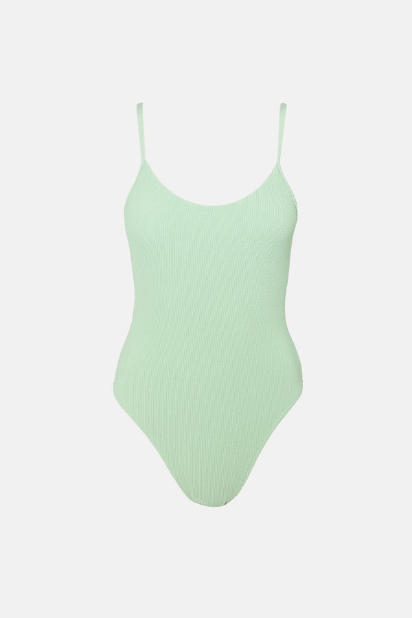 Isla Rib Minimal One Piece Aloe