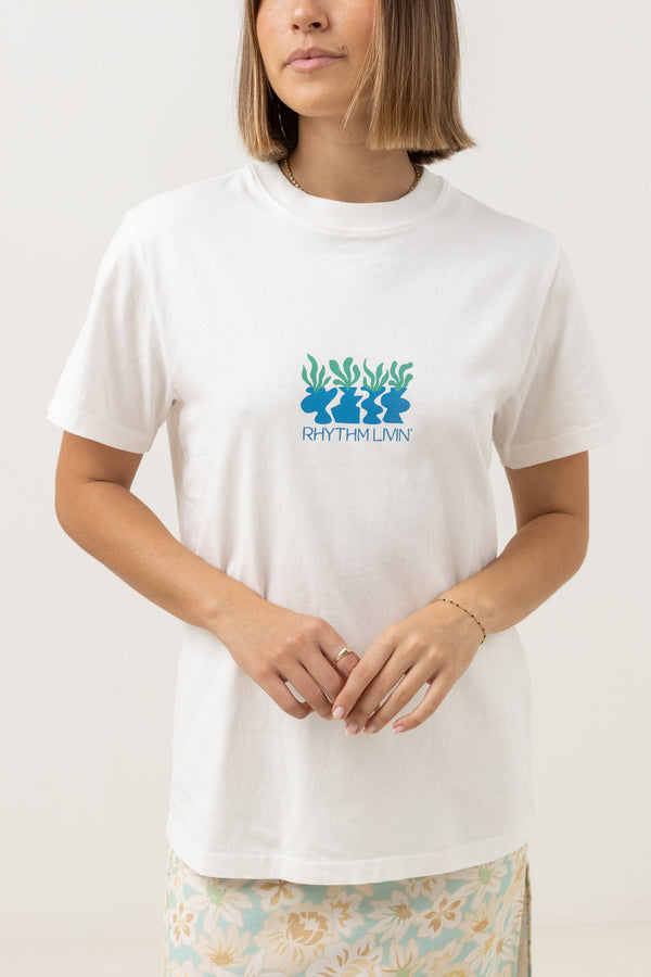 Del Palmas Boyfriend Tee Vintage White