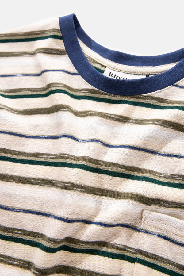 Everyday Stripe SS T-Shirt Natural