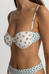 Harlow Floral Underwire Top Natural
