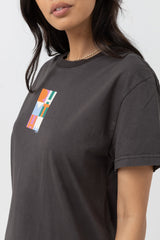 Stacked Band Tee Vintage Black