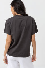 Stacked Band Tee Vintage Black