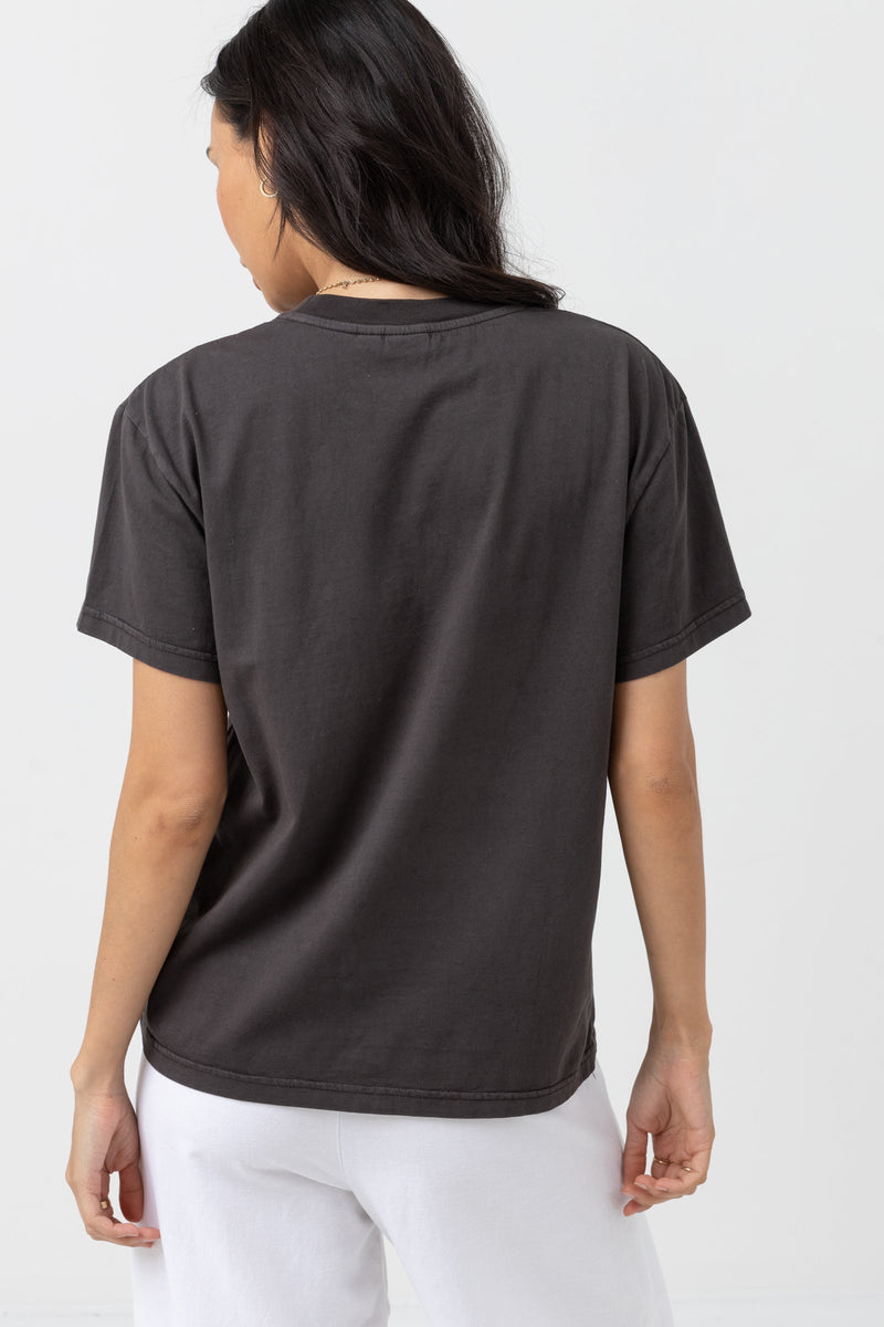 Stacked Band Tee Vintage Black