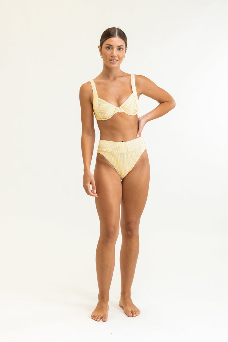 Noumea Hi Hip Banded Pant Daffodil
