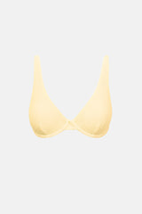 Isla Rib Underwire Top Butter Yellow