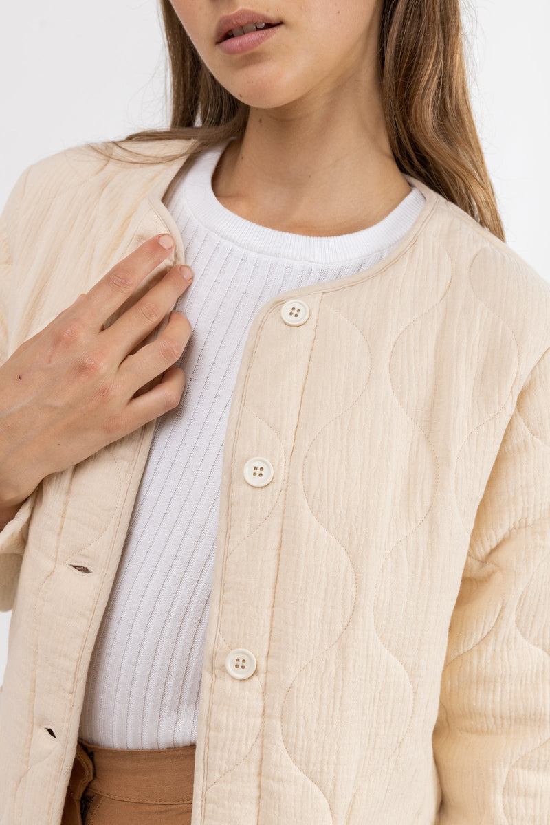 Dakota Quilted Jacket Cream