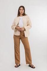 Dakota Quilted Jacket Cream