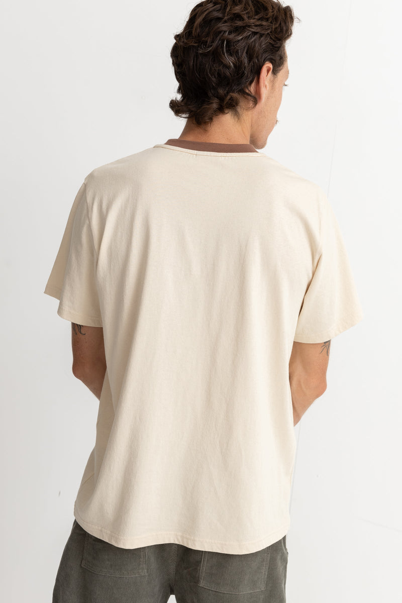 Embroidered Ss T-Shirt Cream