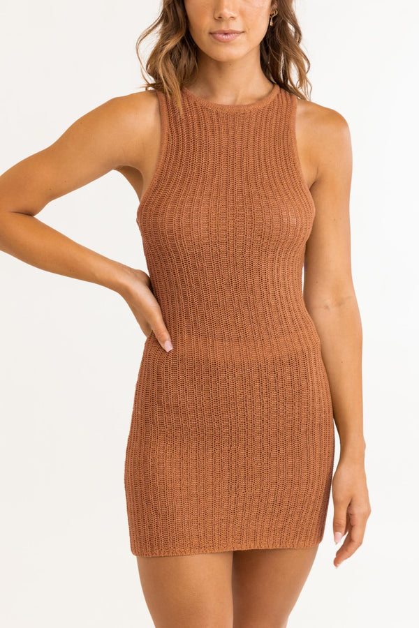 Desert Knit Mini Dress Sienna