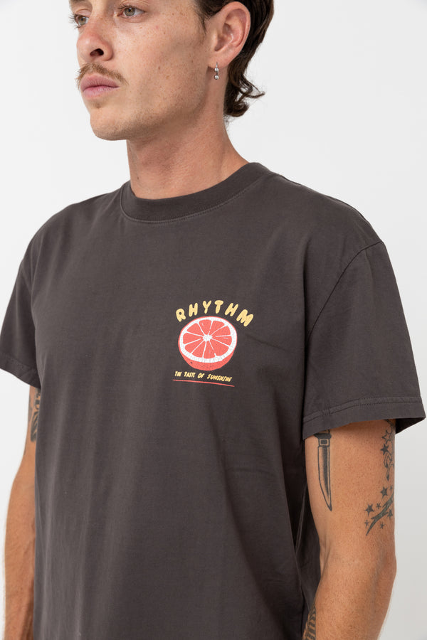 Slice Band SS T-Shirt Vintage Black