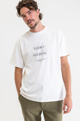 Record Vintage SS T-Shirt Vintage White