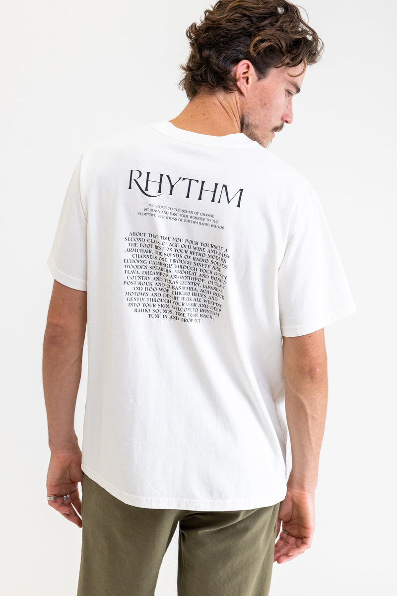 Record Vintage SS T-Shirt Vintage White