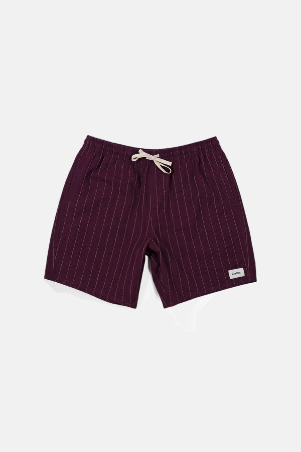 Linen Stripe Jam Purple
