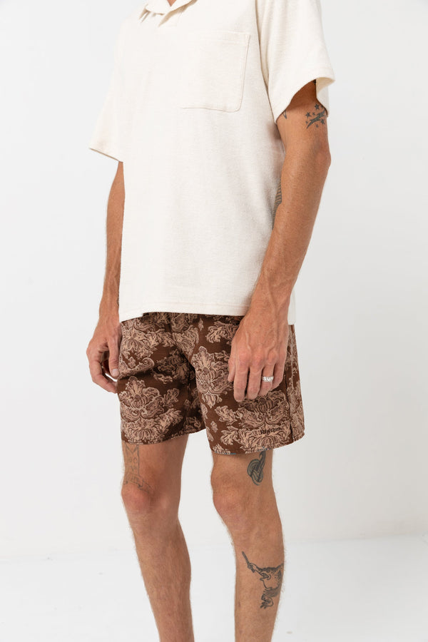 Paisley Beach Short Brown