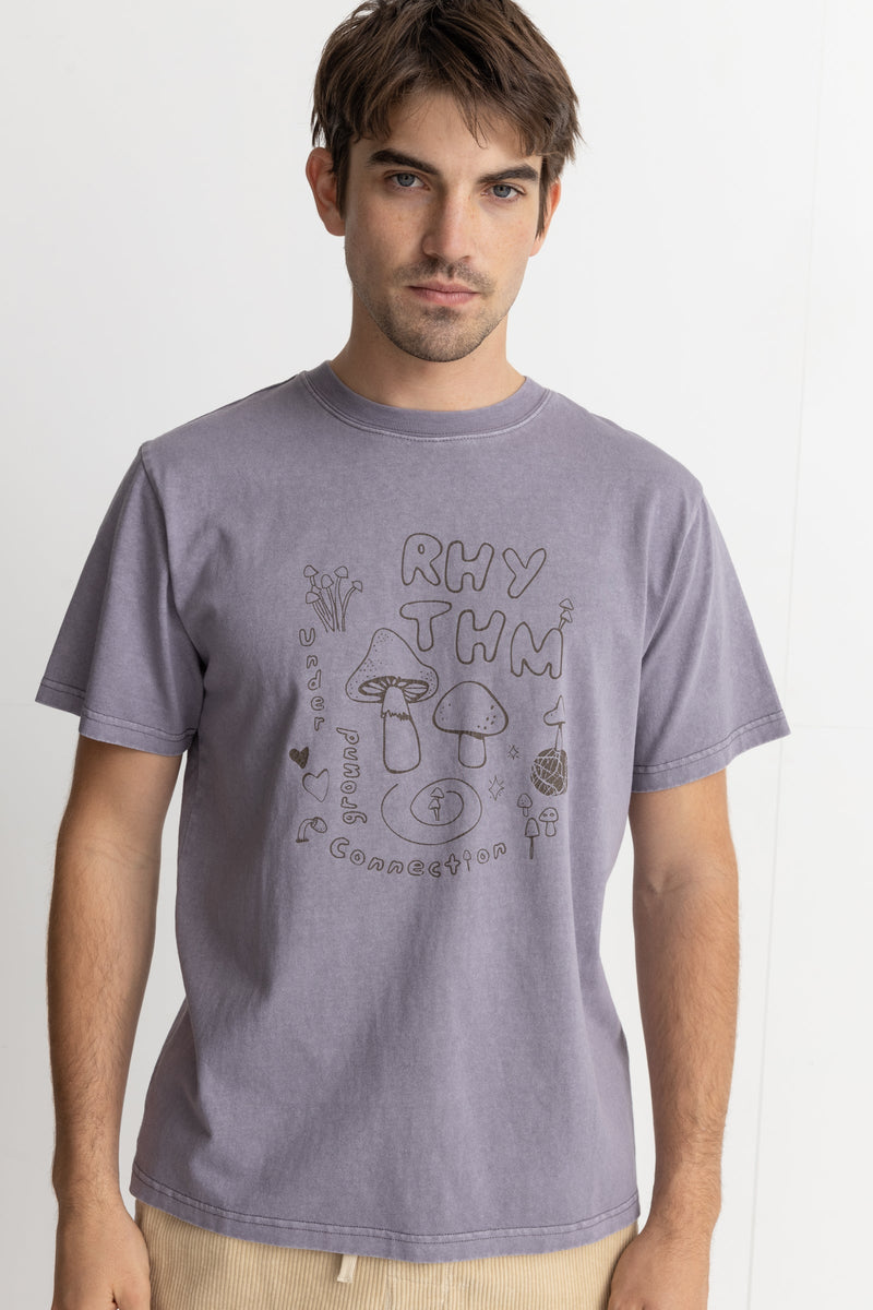 Underground Vintage Ss T-Shirt Purple