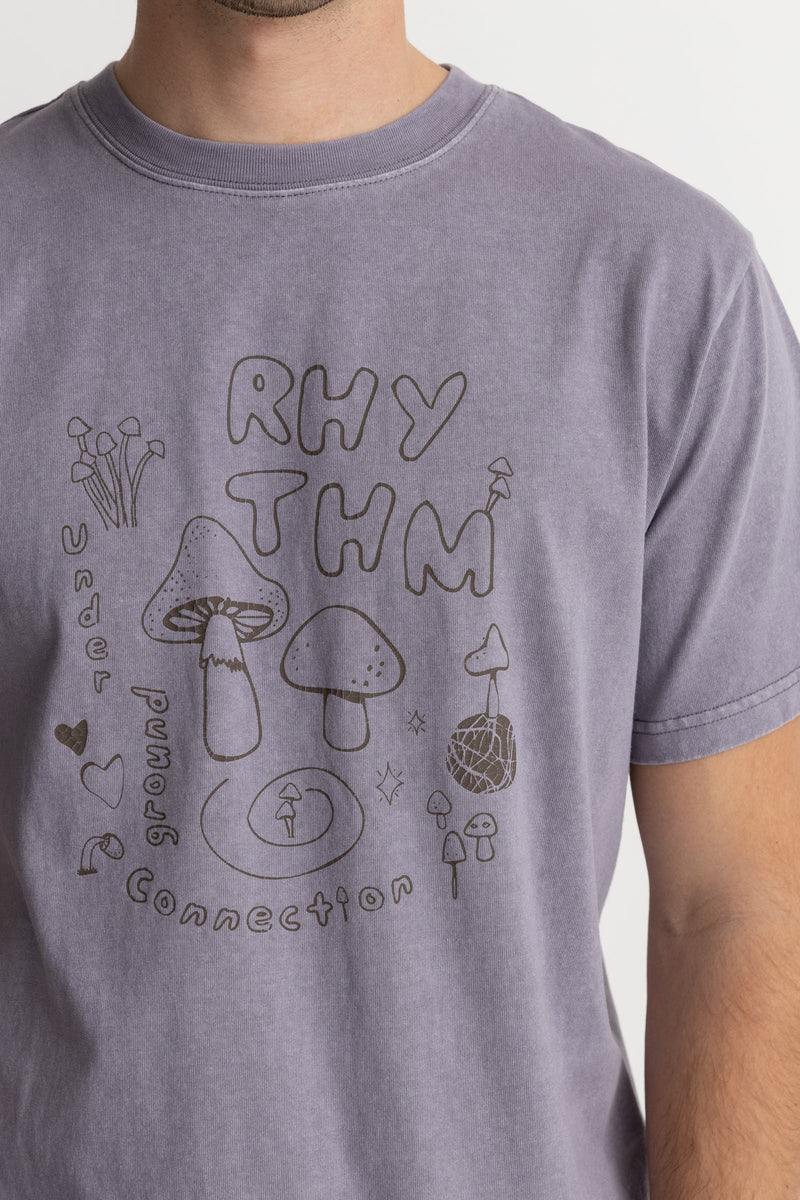 Underground Vintage Ss T-Shirt Purple