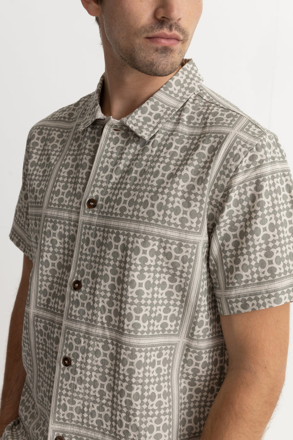 Tile Ss Shirt Sage