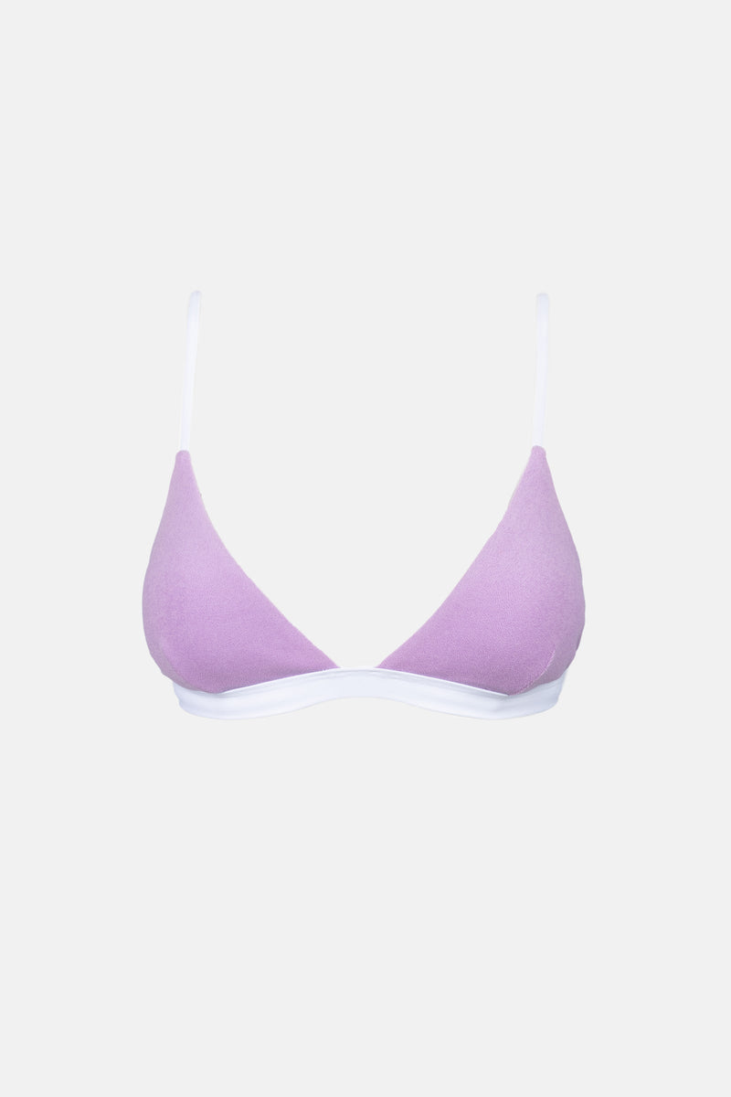 Terry Bralette Top Orchid