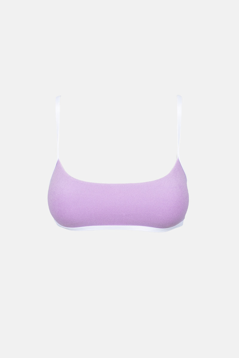Terry Crop Top Orchid