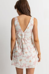 Mimi Floral Mini Dress Rose