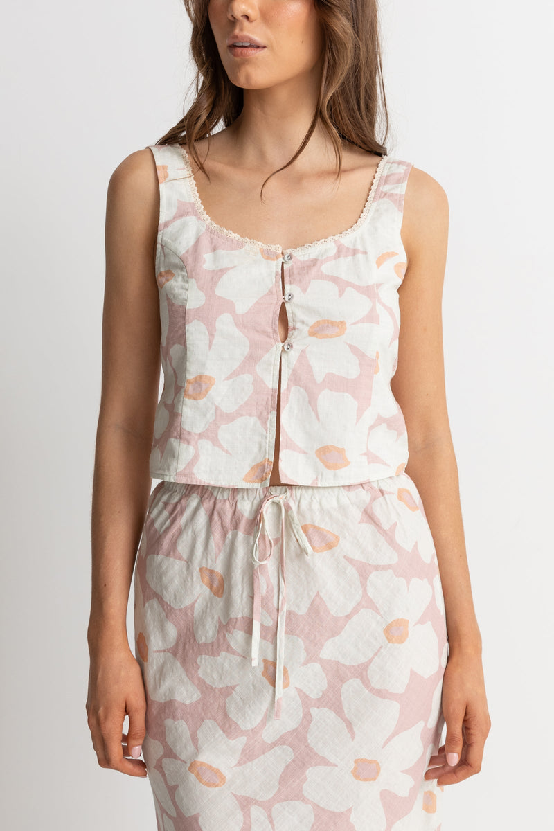 Mimi Floral Top Rose