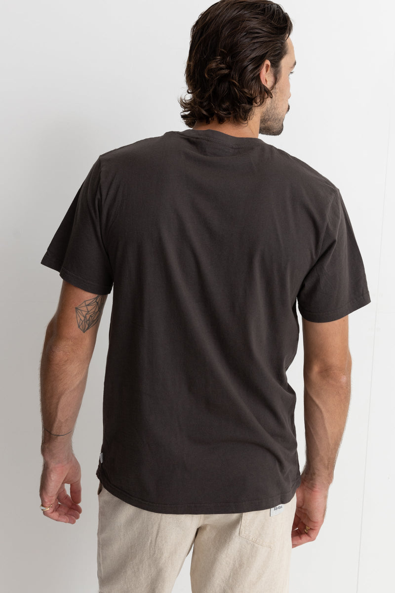 Organic Cotton Standard Script Logo T-Shirt Black – Rhythm EU