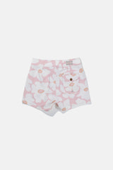 Mimi Floral Boardshort Rose