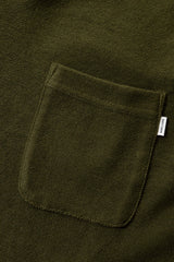 Vintage Terry Ss Polo Olive