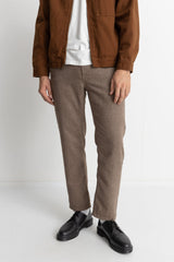Essential Trouser Chocolate Herringbone