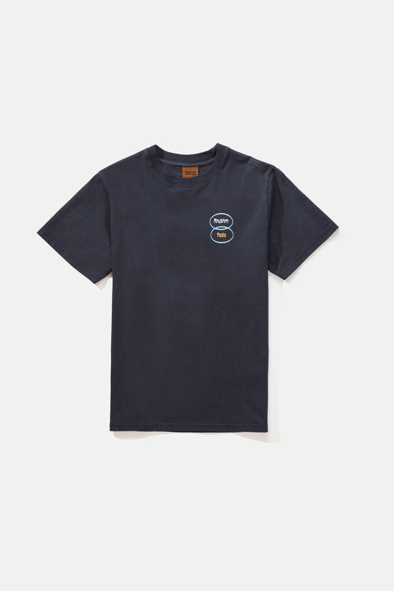 Broadcast Vintage Ss T-Shirt Pacific Navy
