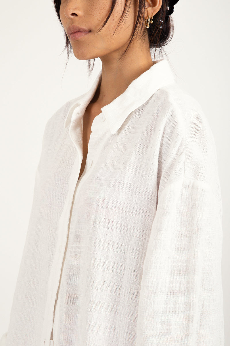 Shore Oversized Shirt White